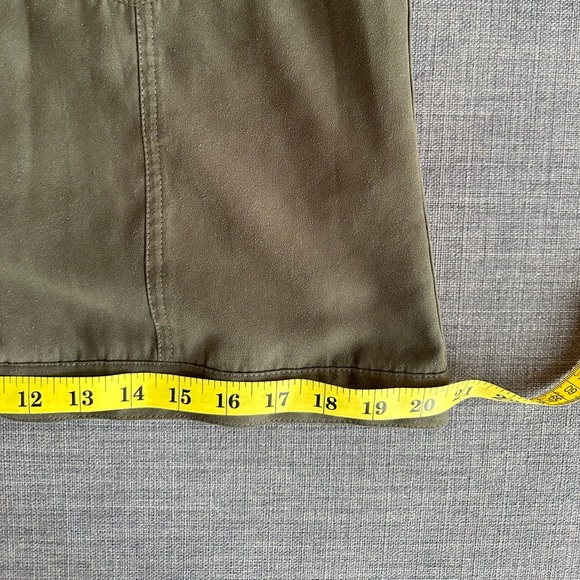 Northern Reflections Olive Green Soft-Touch Utility Shacket | Lightweight Layer - Picture 7 of 8